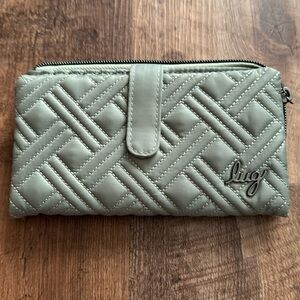 Lug wallet sage NWOT